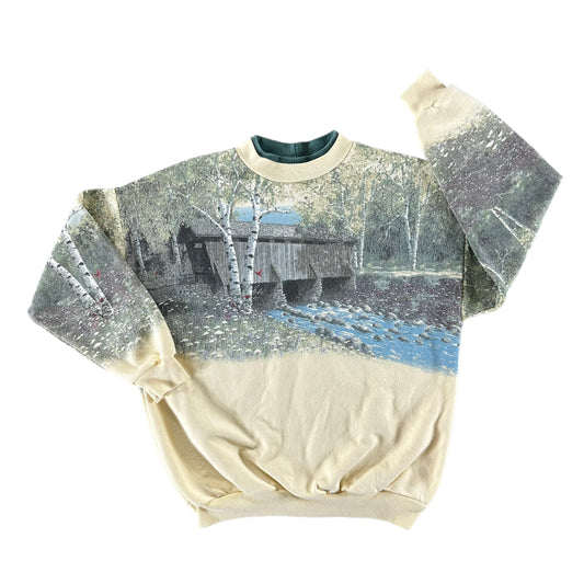 Vintage 1990s All Over Country Sweatshirt size XL