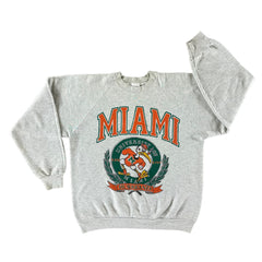 Vintage 1990s University of Miami Sweatshirt size Large