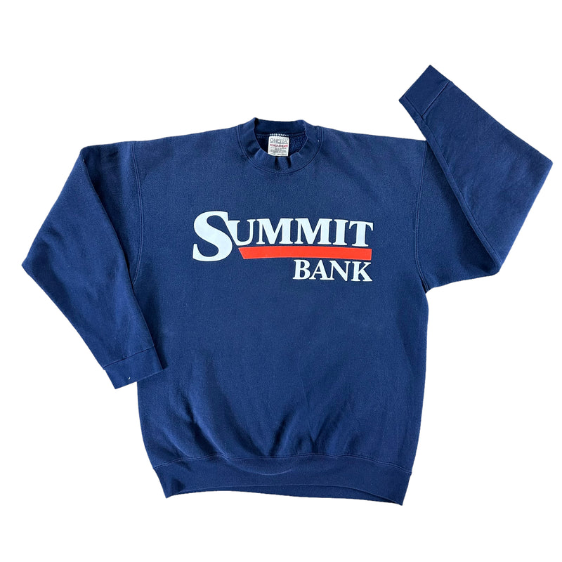 Vintage 1990s Summit Bank Sweatshirt size XL