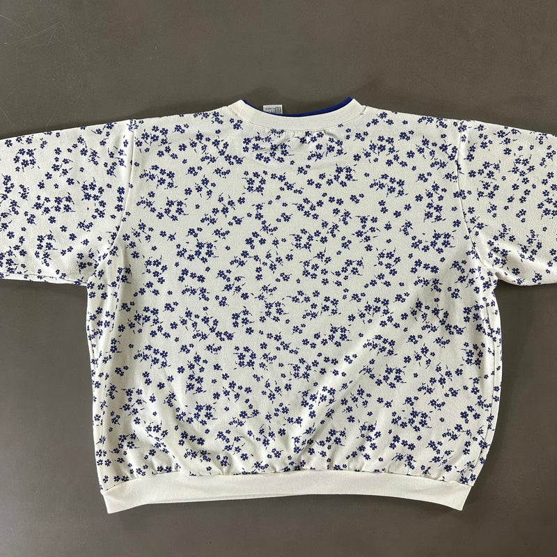 Vintage 1990s Floral Print Sweatshirt size XXL