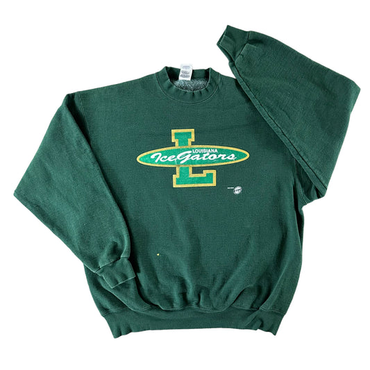 Vintage 1990s Louisiana Ice Gators Sweatshirt size XXL