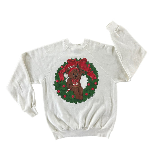 Vintage 1992 Holiday Bear Sweatshirt size Medium