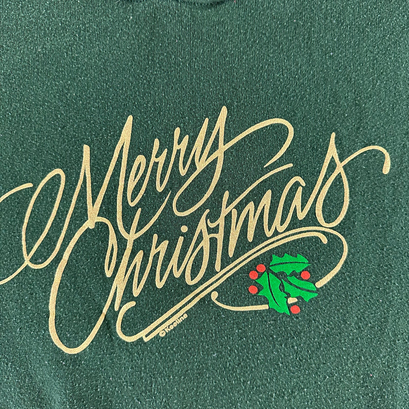 Vintage 1990s Merry Christmas Sweatshirt size XL