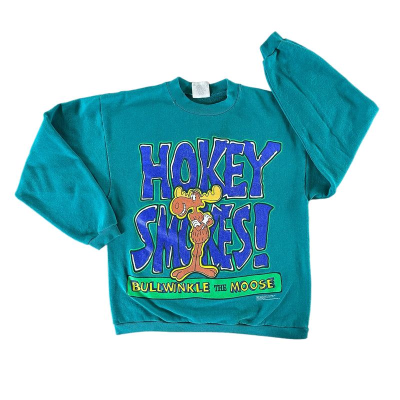 Vintage 1992 Rocky and Bullwinkle Sweatshirt size Large