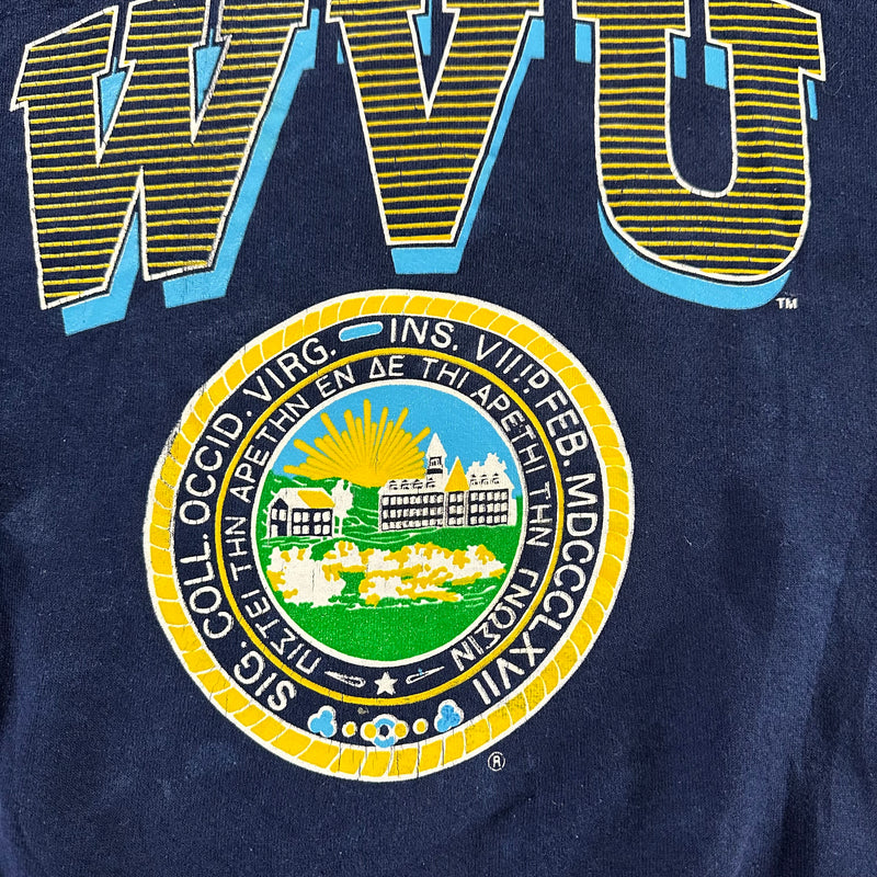 Vintage 1990s West Virginia University Sweatshirt size Large