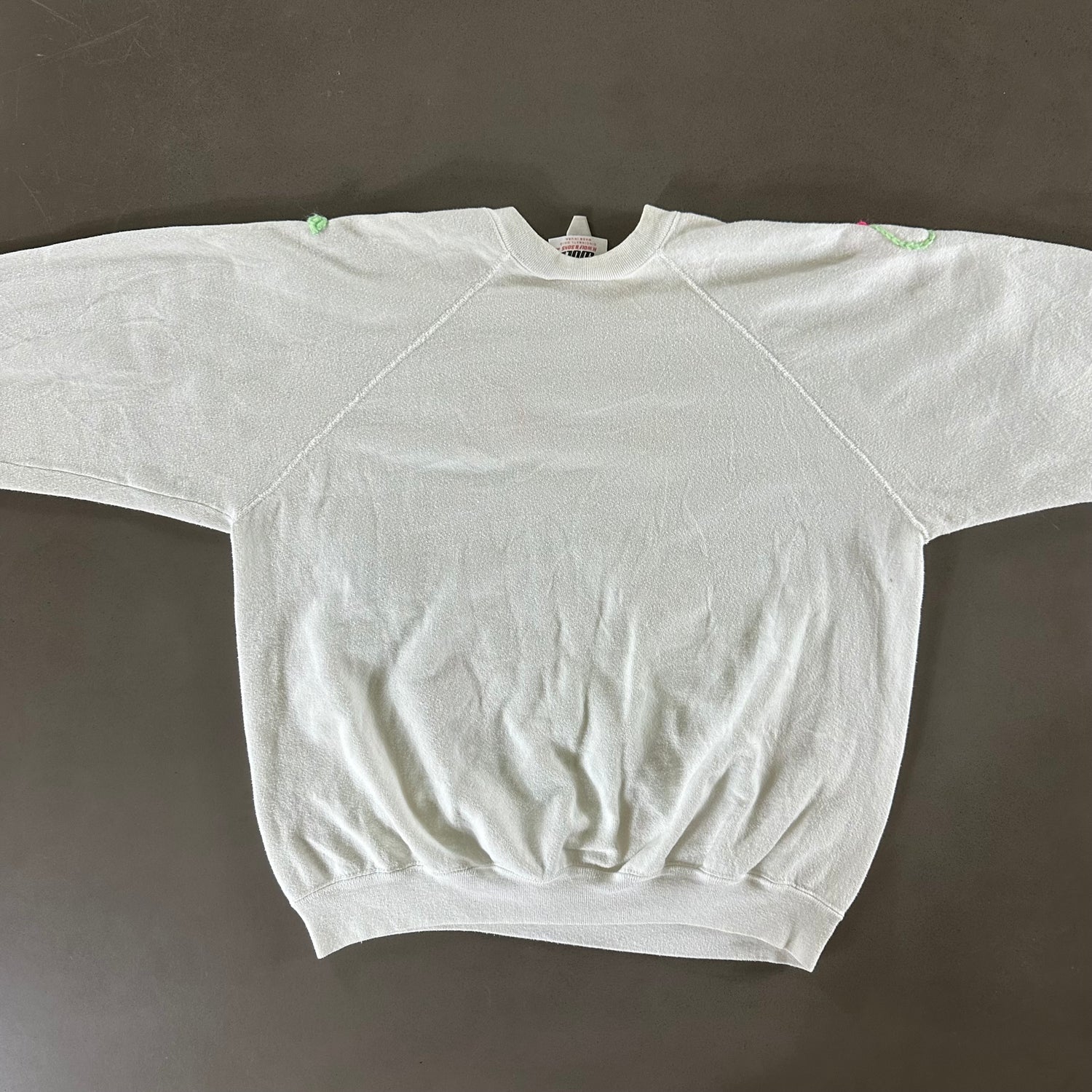 Vintage 1980s Flower Sweatshirt size Large