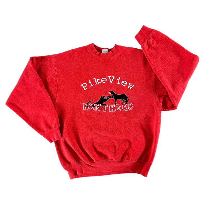 Vintage 1990s Pike View Panthers Sweatshirt size Large