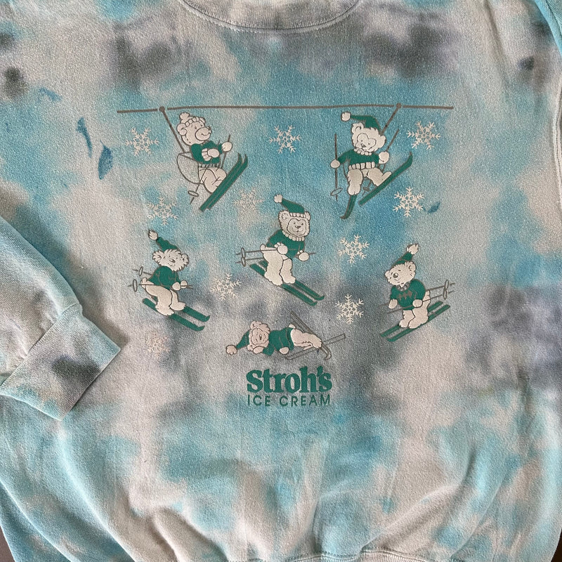 Vintage 1990s Stroh's Icecream Sweatshirt size Large