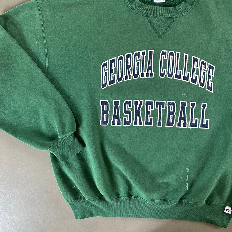 Vintage 1990s Georgia College Basketball Sweatshirt size XL
