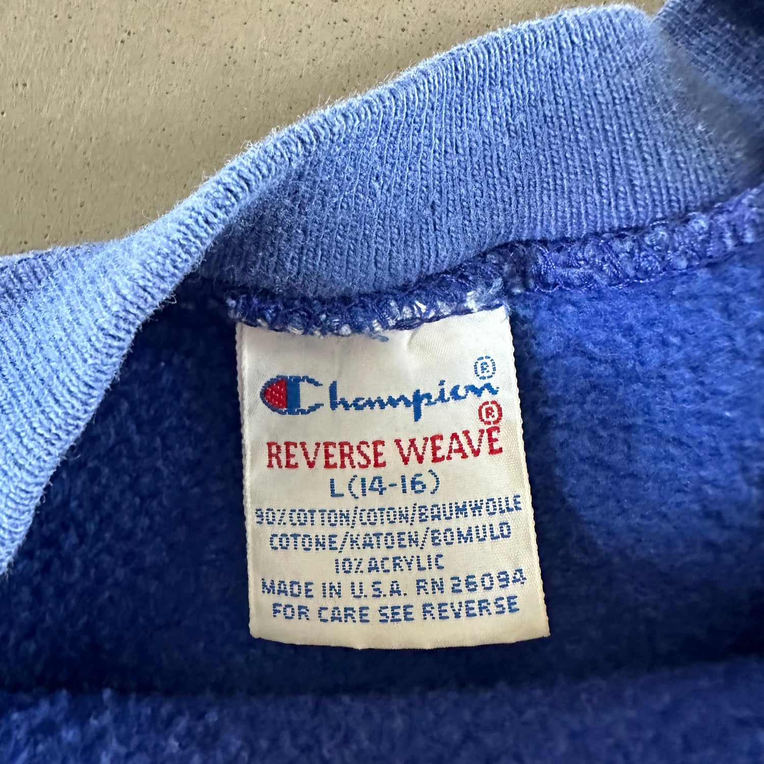 Vintage 1980s Reverse Weave Champion Sweatshirt size Youth Large