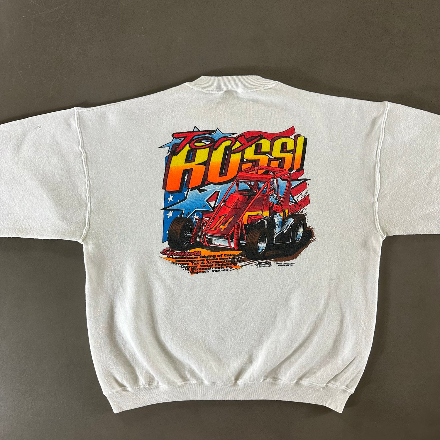 Vintage 2000 Terry Rossi Racing Sweatshirt size XL
