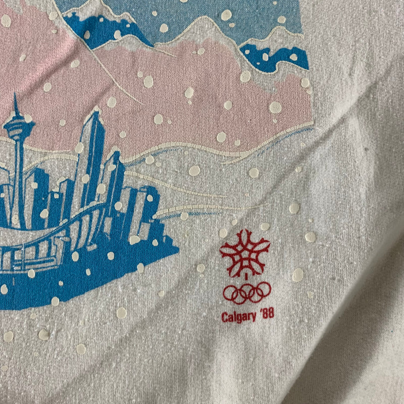 Vintage 1988 Calgary Olympics Sweatshirt size Medium