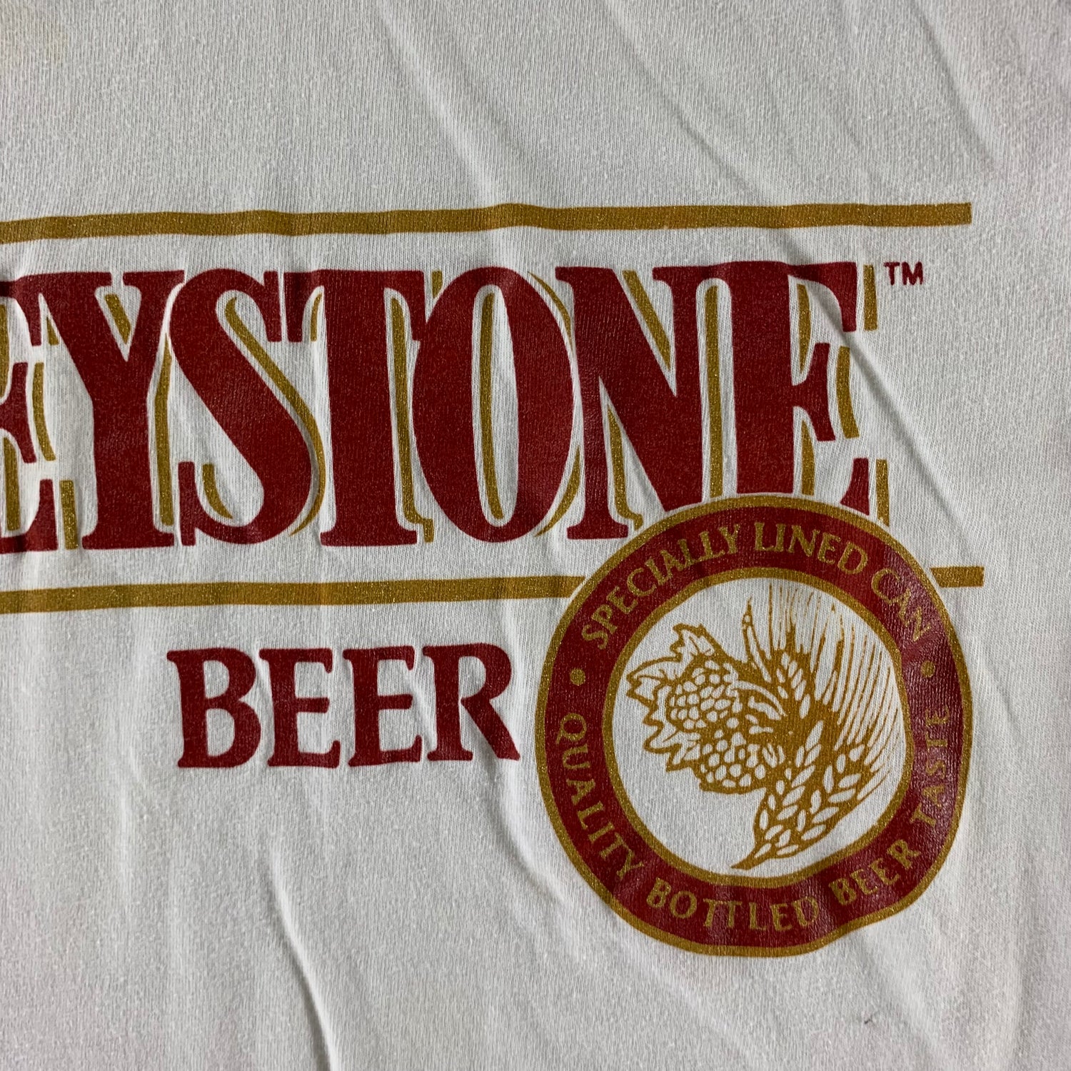 Vintage 1980s Keystone Beer T-shirt size Large