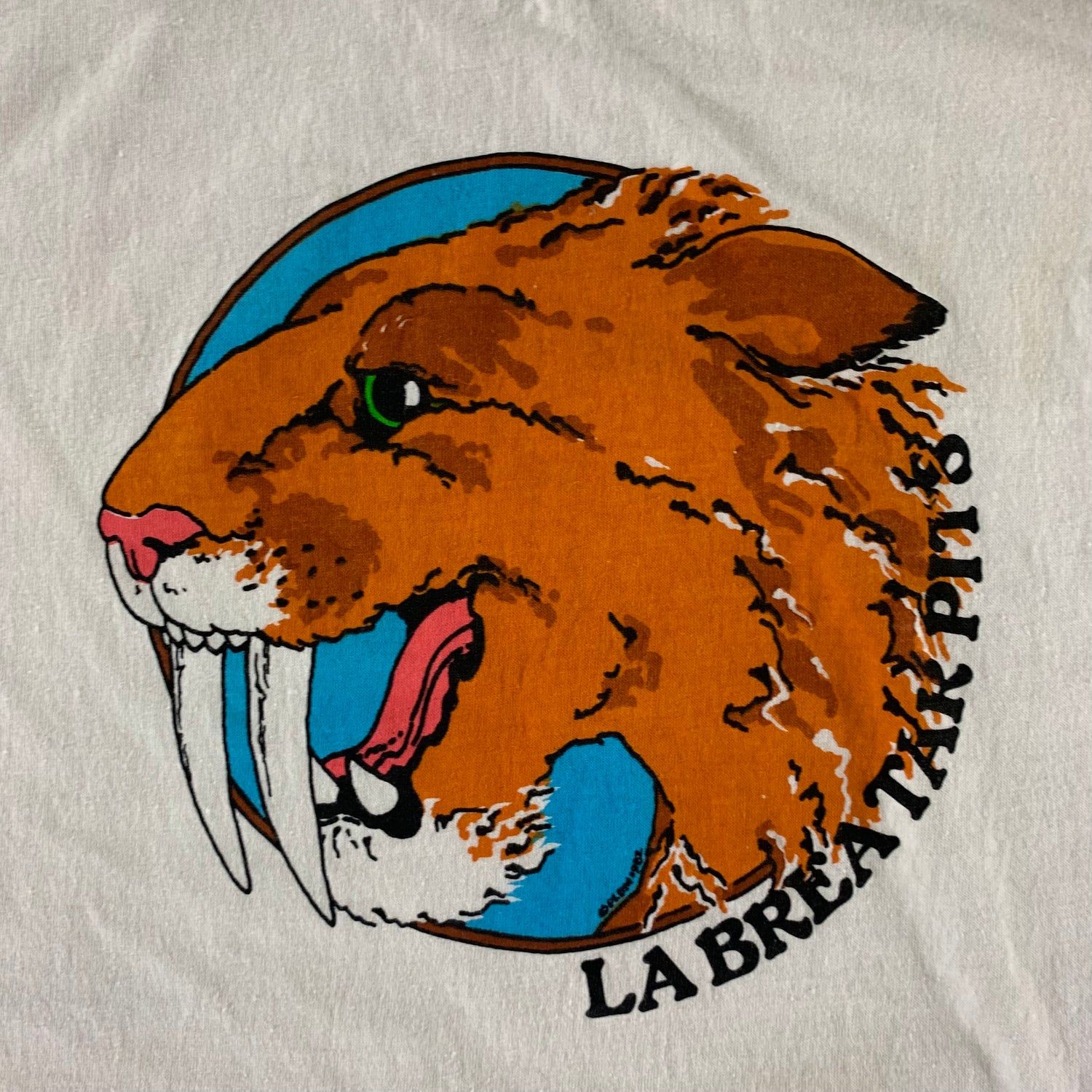 Vintage 1990s LA BREA TAR PITS T-shirt size Large