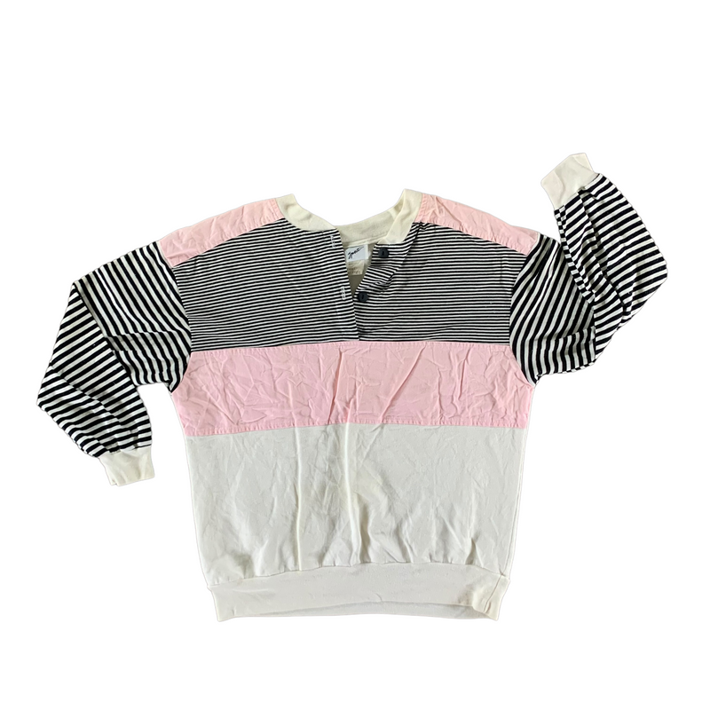 Vintage 1980s Striped Sweatshirt size Small