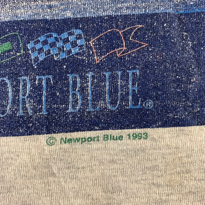 Vintage 1990s New Port Blue T-shirt size Large