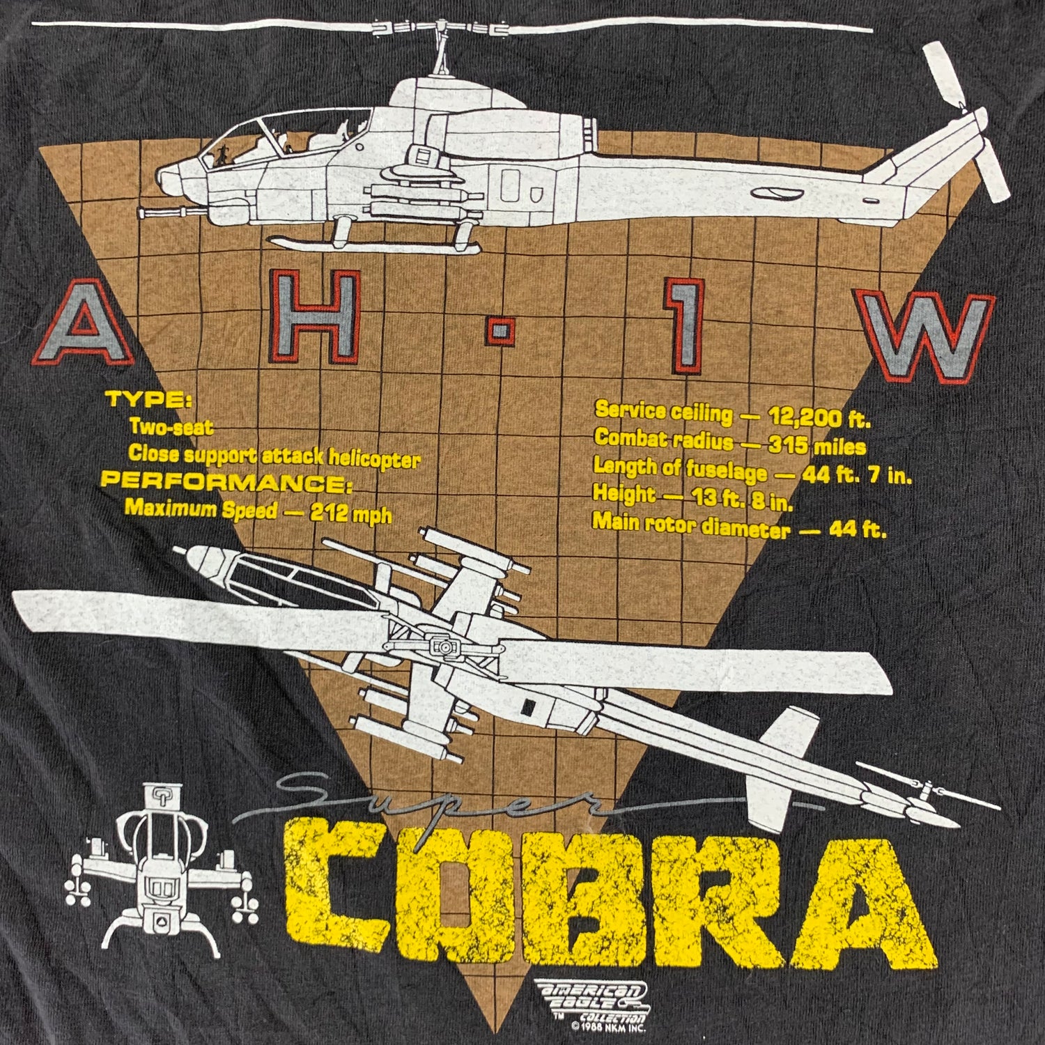 Vintage 1988 Super Cobra T-shirt size XL