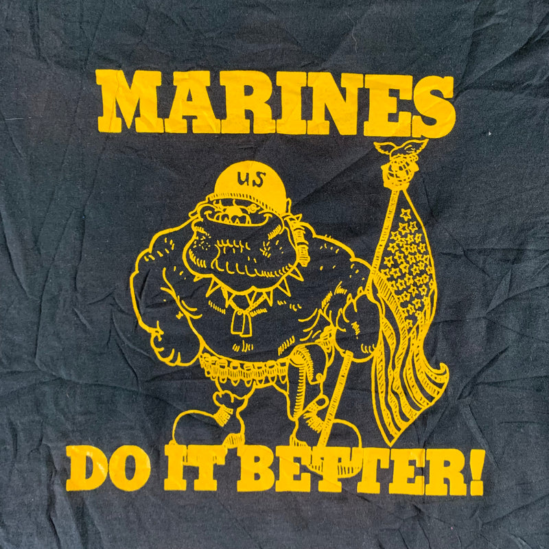 Vintage 1980s Marines T-shirt size Medium