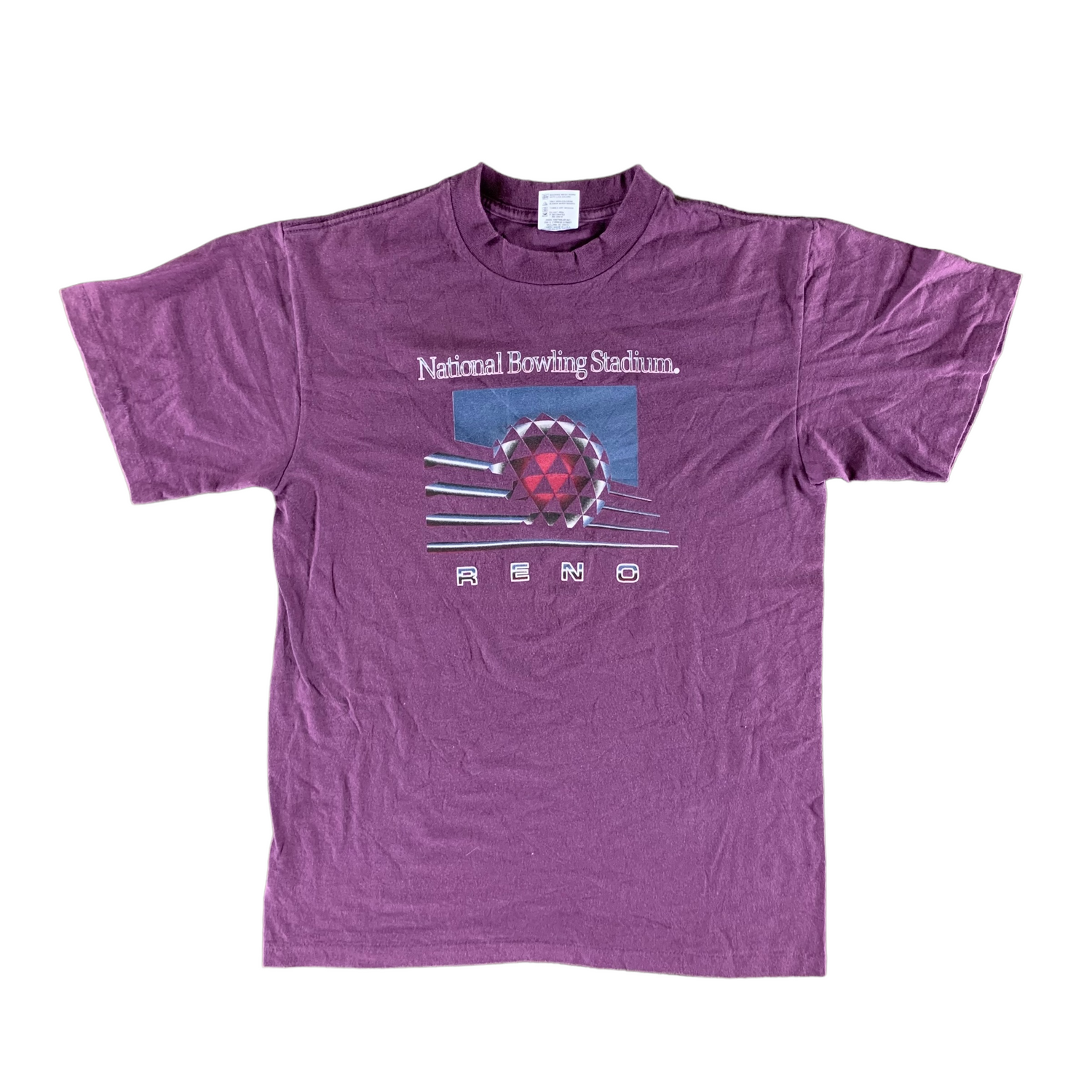 Vintage 1990s National Bowling Stadium T-shirt size Medium
