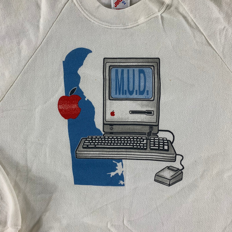 Vintage 1980s Apple Computer Sweatshirt size XL