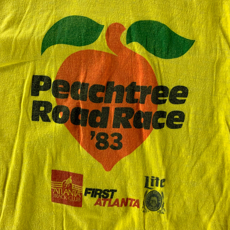 Vintage 1983 Peach Tree Road Race T-shirt size Large