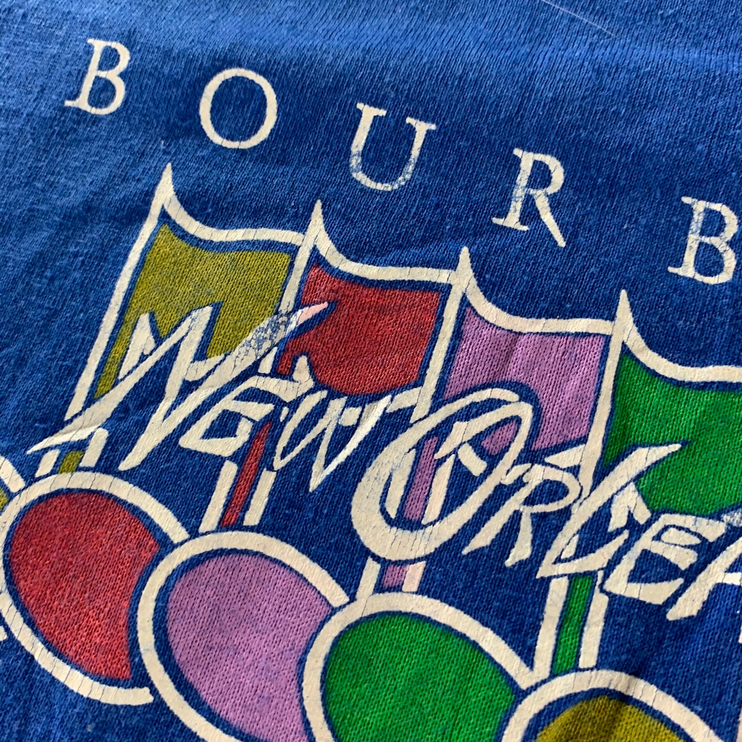 Vintage 1980s New Orleans Bourbon Street T-shirt size Large