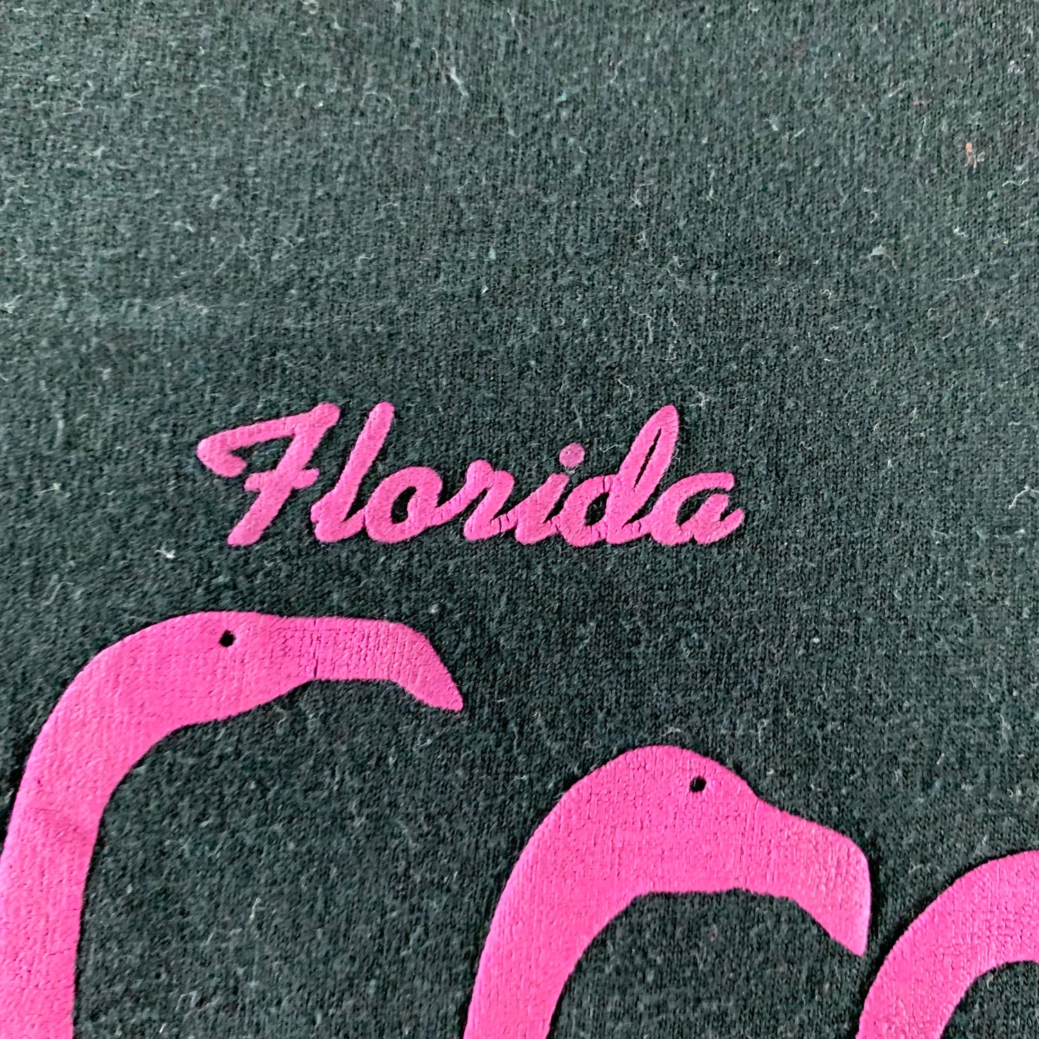 Vintage 1980s Flamingo T-shirt size Large