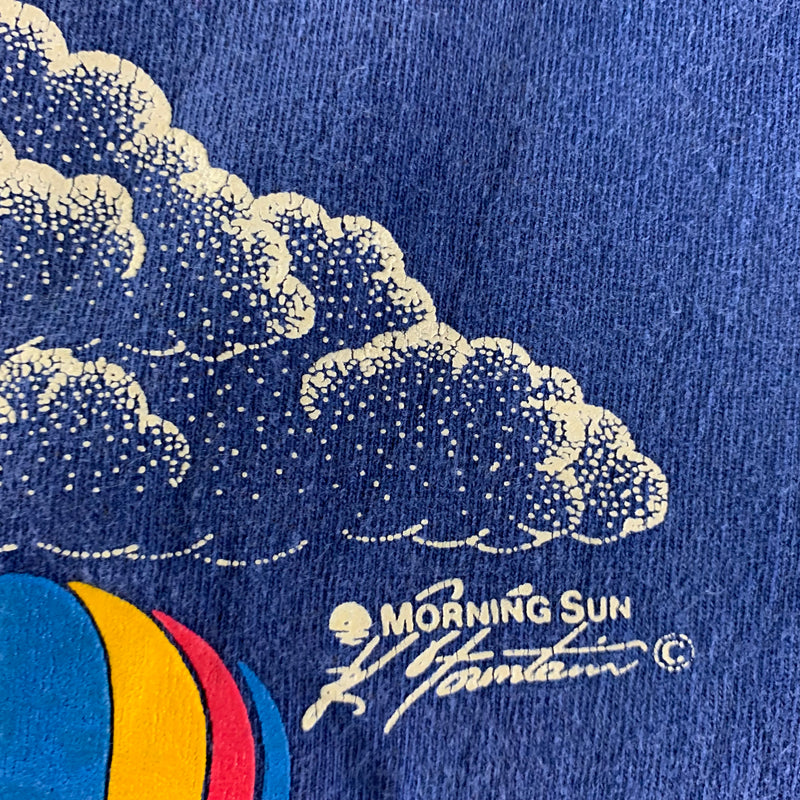 Vintage 1990s Morning Sun Hot Air Balloon T-shirt size Large