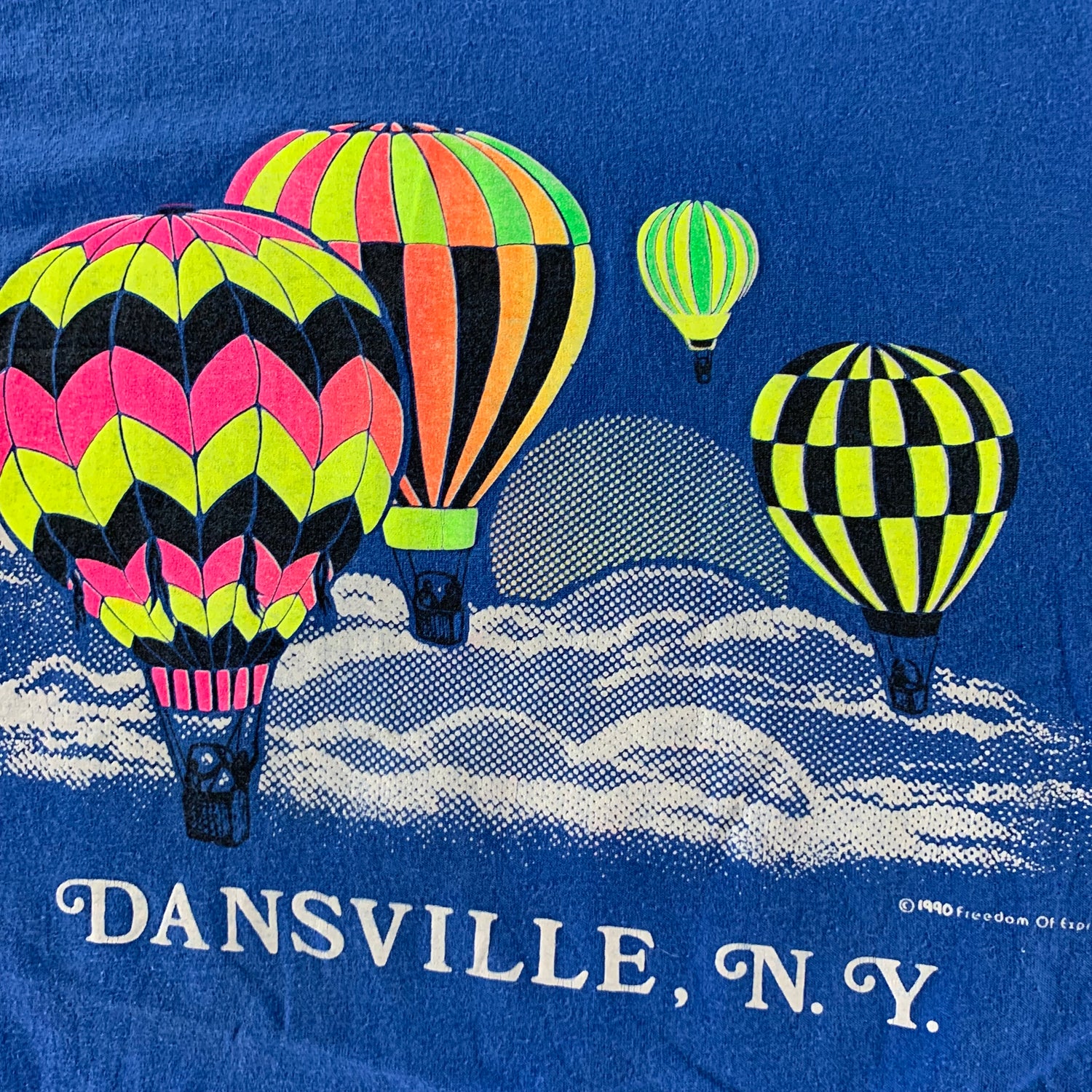 Vintage 1990s Hot Air Balloon T-shirt size Large