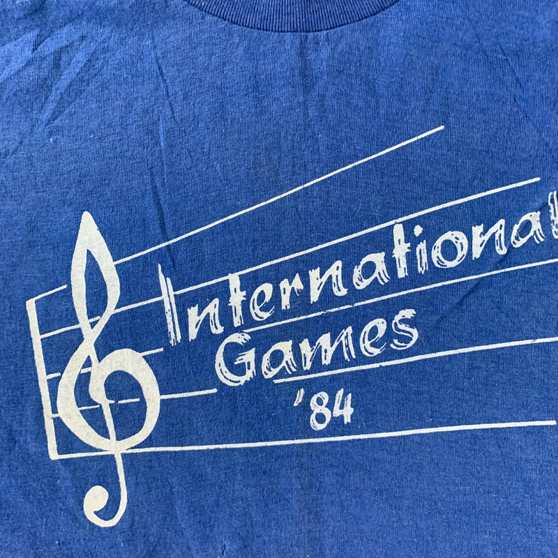 Vintage 1984 International Games T-shirt size Medium