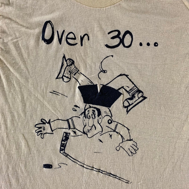 Vintage 1980s Over 30 T-shirt size Large