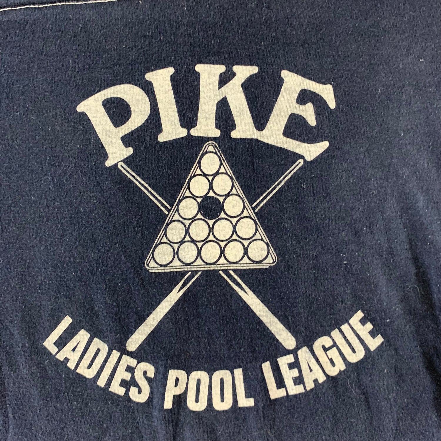 Vintage 1980s Ladies Pool League T-shirt size Medium