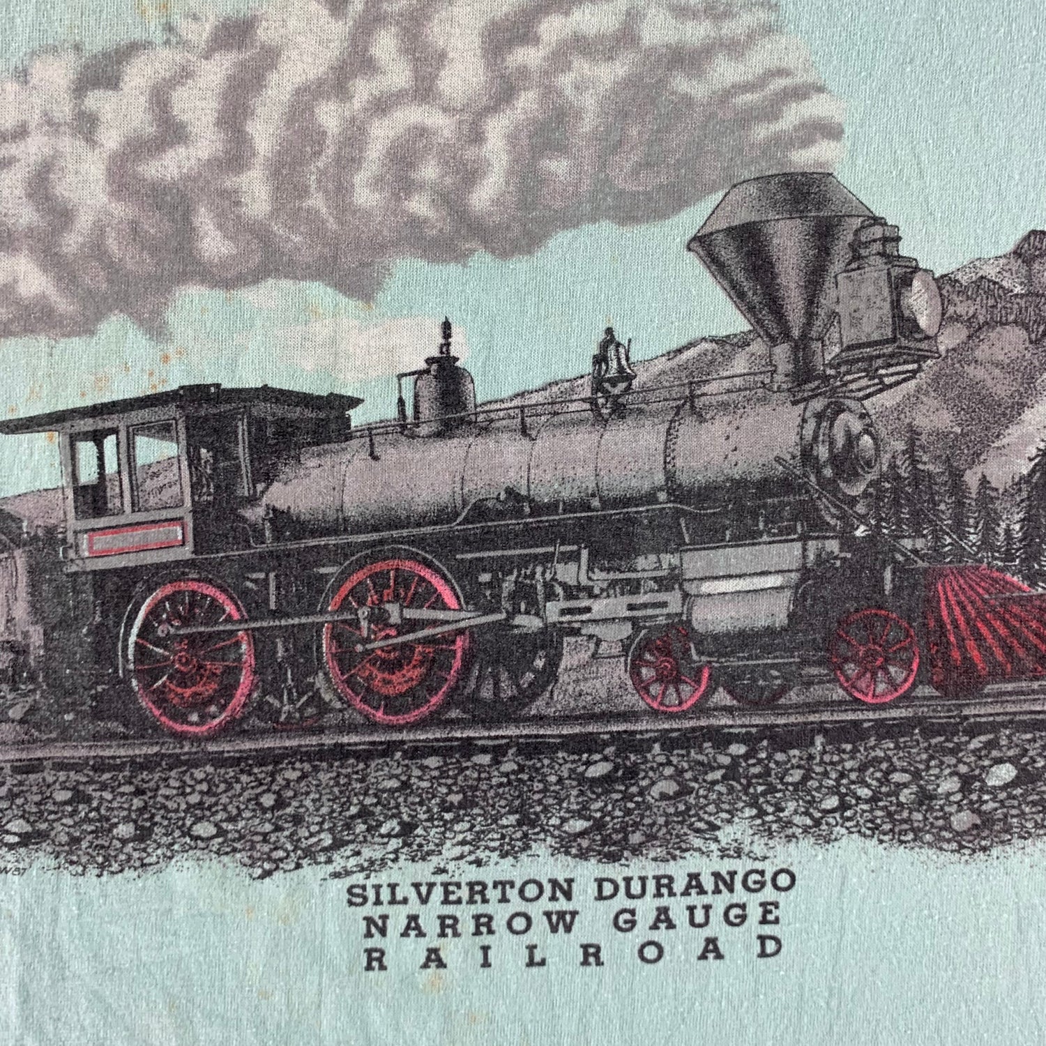 Vintage 1980s Railroad T-shirt size XL