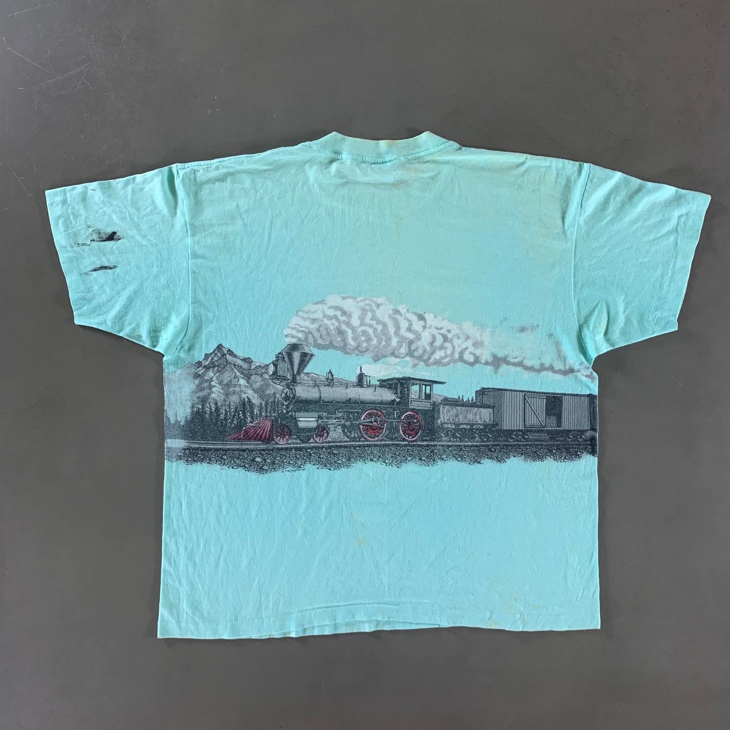Vintage 1980s Railroad T-shirt size XL