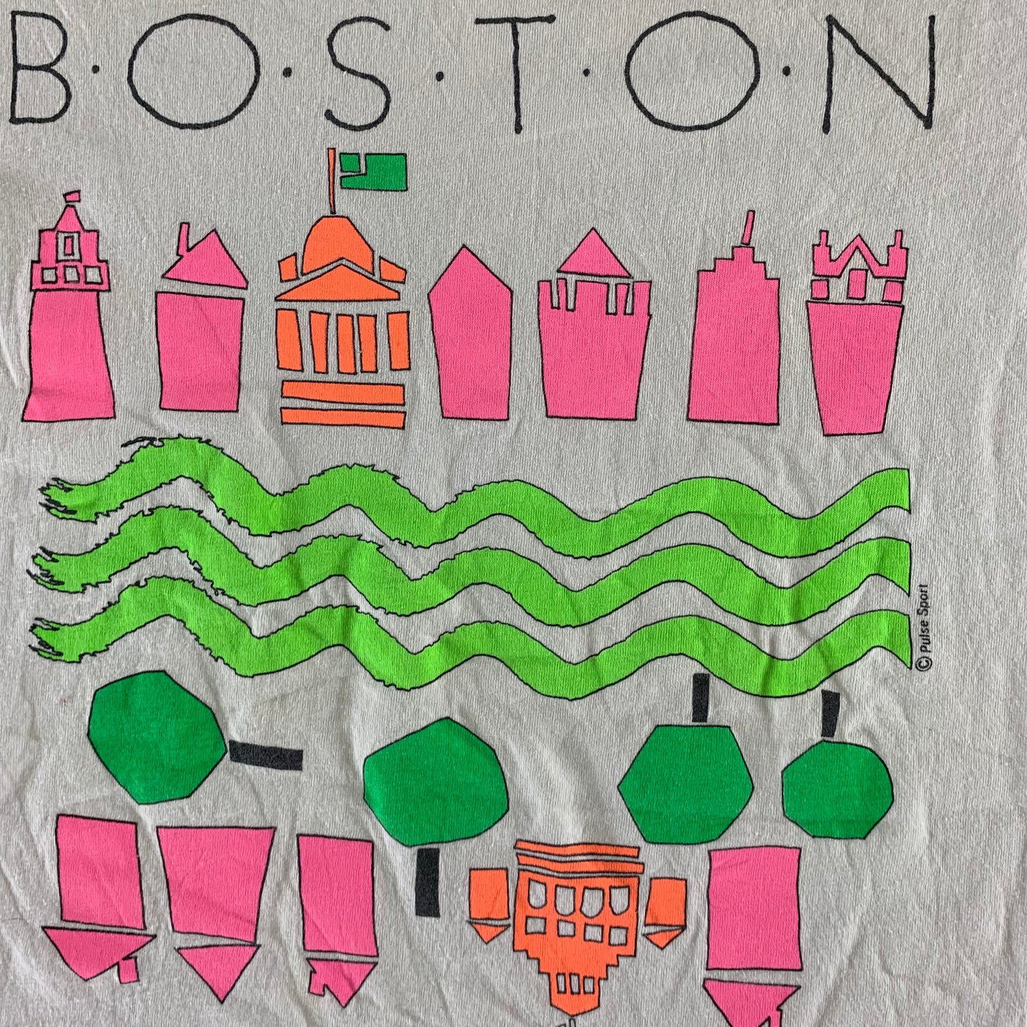 Vintage 1980s Boston T-shirt size Medium