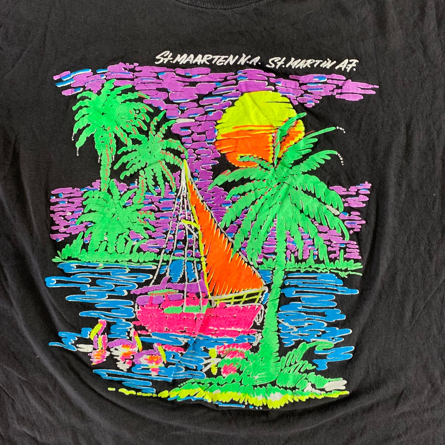 Vintage 1980s St. Maarten T-shirt size XL