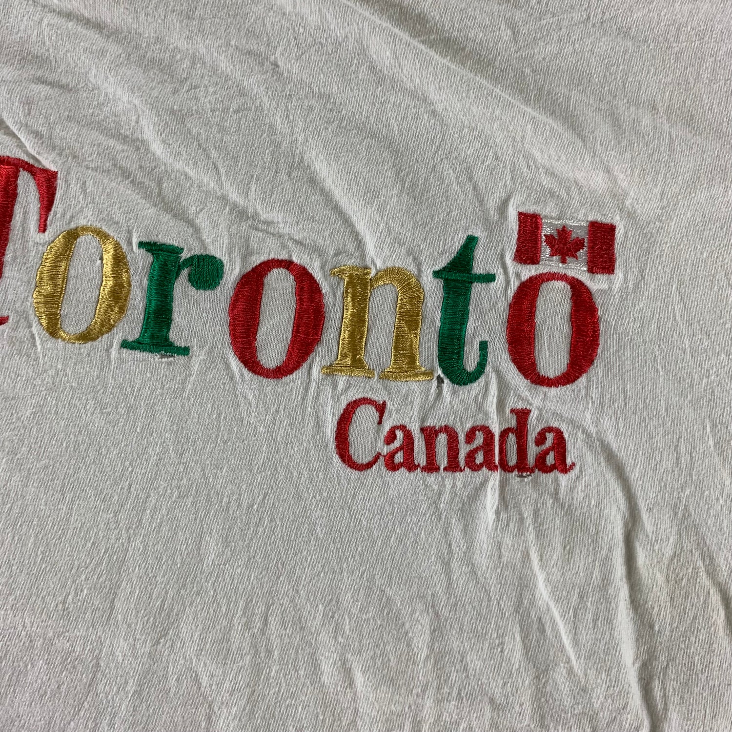 Vintage 1990s Toronto Canada T-shirt size Large
