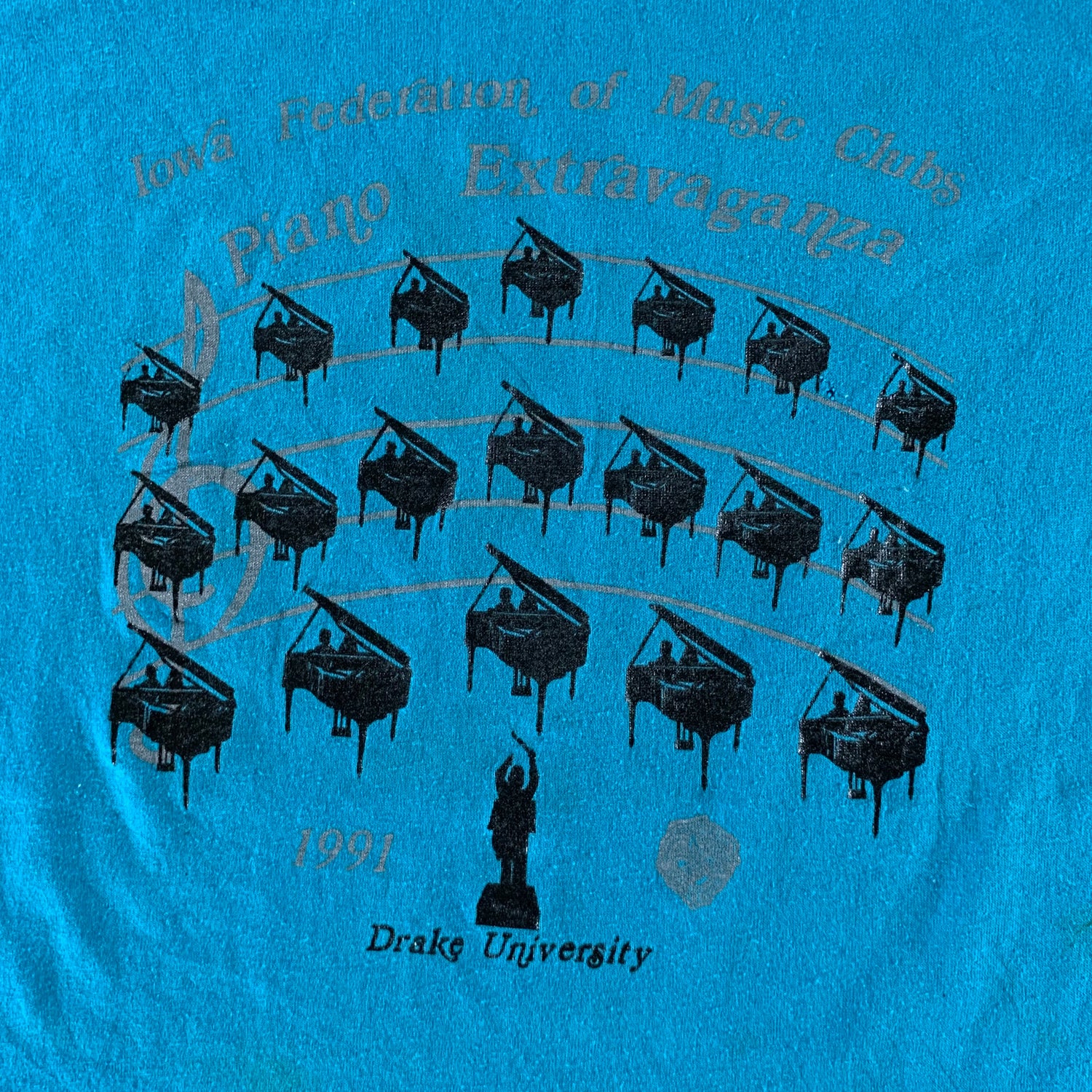 Vintage 1991 Drake University T-shirt size Medium