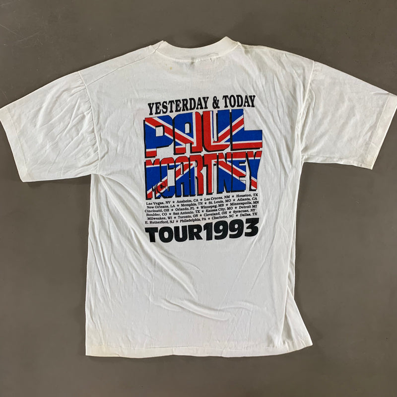Vintage 1993 Paul McCartney T-shirt size XL