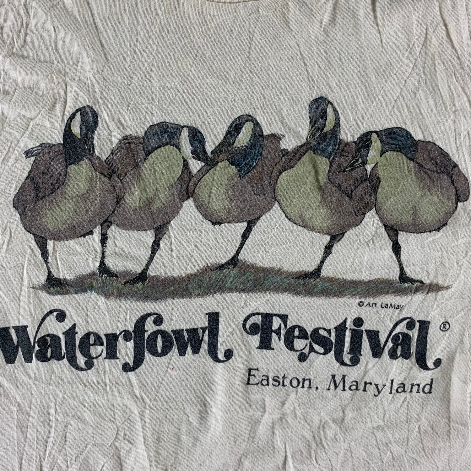 Vintage 1980s Waterfowl T-shirt size Large