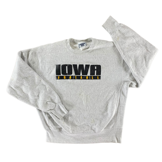 Vintage 1990s Iowa Football Sweatshirt size Large
