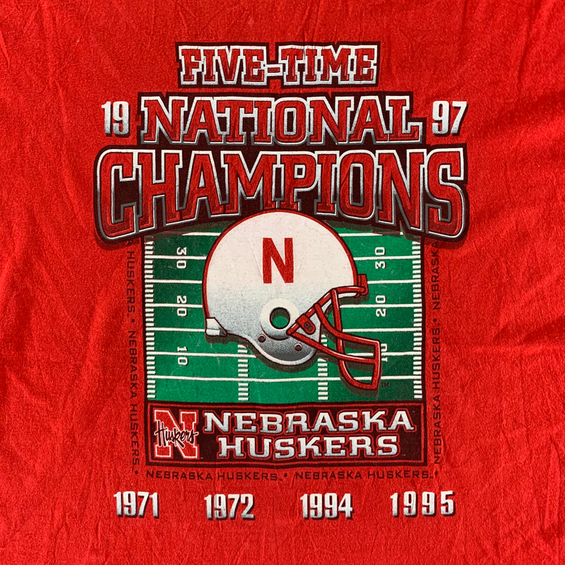 Vintage 1997 University of Nebraska National Champions T-shirt size XXL